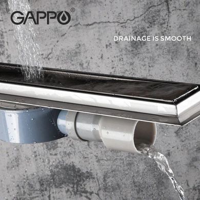 Лінійний трап під плитку GAPPO G87007-4, 70х700 мм, нержавіюча сталь (1037695)