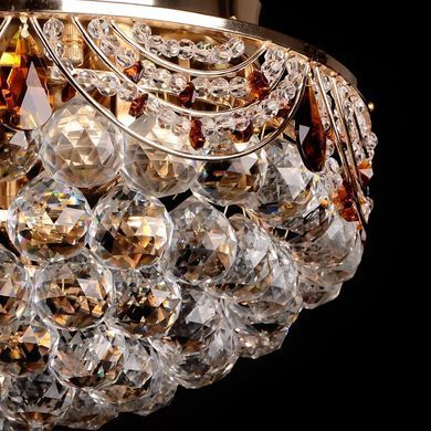Люстра стельова кришталева з підсвічуванням LED E14 60W G (BCL-348S/3)