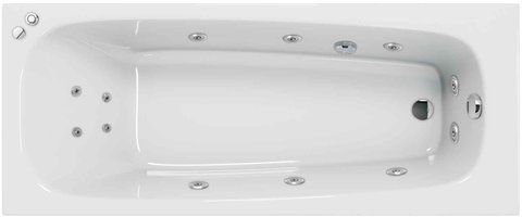 Ванна акрилова гідромасажна RAVAK SEPTIMA 170х70 RELAX PRO (GMSR1762)