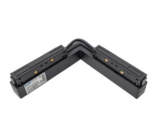 Магнітний кутовий трековий світильник KW-296/10W NW DC48V BK