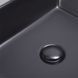 Раковина QTAP TERN 37х48 / черная / донный клапан (QT172074MBMB)