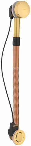 Сифон для ванни EMMEVI 64см / золото (C01311L OR)