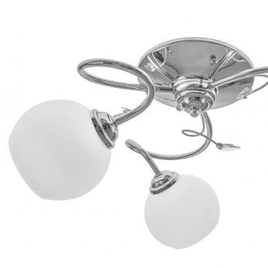 Люстра стельова в спальню E27 60W CH (LK-592C/3)