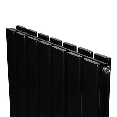 Радіатор ARTTIDESIGN LIVORNO II 1800X476 RAL9005 Підключення нижнє по центру