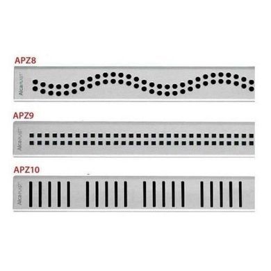 Трап для душу ALCAPLAST SIMPLE линейный 850 мм, нержавеющая сталь APZ10-850M