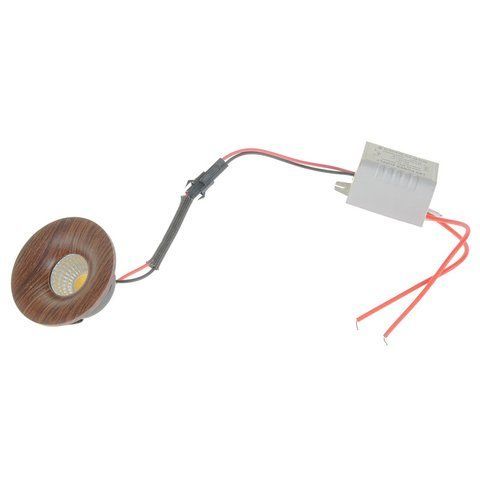 Светильник мебельный точечный LED-199/3W NW RED WOOD