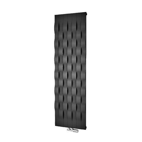 Радіатор ISAN NIAS 1806X377 RAL9005 Підключення нижнє по центру