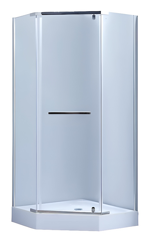 Душова кабіна LIDZ DOZORCA SC90X90.CRM.LOW.TR, скло прозоре 6 мм (LDSC9090CRMLOWTR)