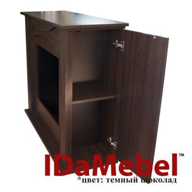 Каминокомплект IDAMEBEL DENPASAR + паровой камин ROYAL 3D INFERNO LED (IDADENPASAR)