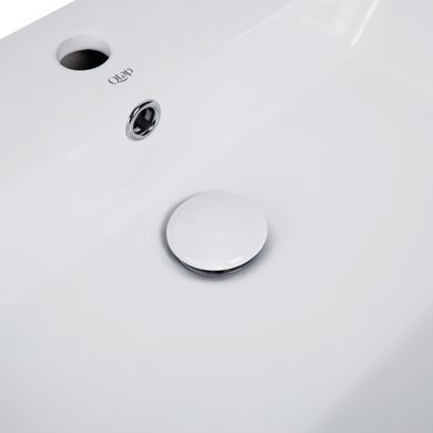 Раковина QTAP VIRGO 43х60 / донный клапан (QT18112253W)