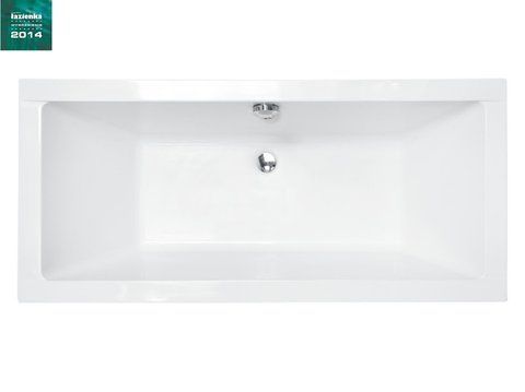 Ванна зі штучного каменю окремостояча BESCO VERA 180х80 + сифон + панель (#WKV-180-WO)