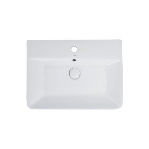 Раковина QTAP VIRGO 43х60 / донный клапан (QT18112253W)