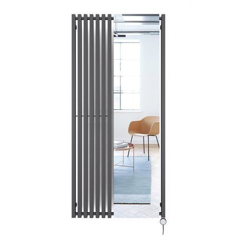 Радіатор TERMA TRIGA ME 1900X780 RAL9005 Підключення нижнє праве
