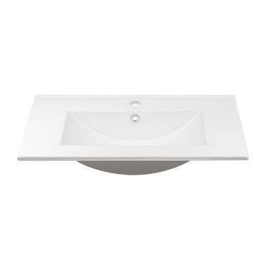 Раковина QTAP ALBATROSS 46х70 / донный клапан (QT01113070CW)