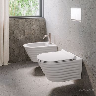Підвісний унітаз CATALANO NEW ZERO NEWFLUSH BIANCO SATINATO (1VS55RZEBM)
