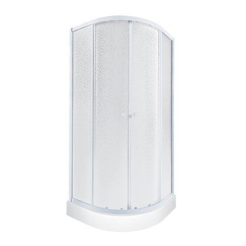 Набор QTAP душевая кабина PRESTO WHI1099AP5 PEAR 1970X900X900 мм + поддон ROBIN 309912C 90X90X12 см с сифоном (PREWHI1099AP5SET)