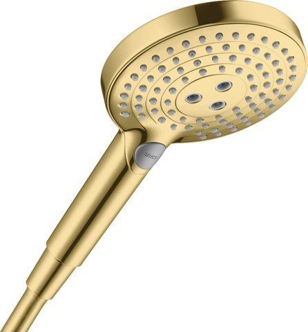 HANSGROHE Ручной душ RAINDANCE SELECT S 120 3JET ECOSMART 9L POLISHED GOLD OPTIC (26531990)