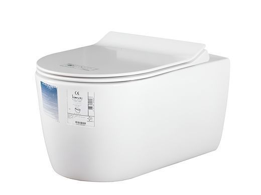 Підвісний унітаз-біде IDEVIT ALFA + сидіння SLIM SOFT CLOSE (SETK3104-2615-001-1-6000)