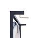 Зеркало QTAP TAURUS 600х850х1400 BLACK/WHITISH OAK с LED-подсветкой QT2478ZP600BWO, 850х600