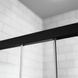 Душові двері RADAWAY IDEA BLACK KDJ 100х200.5 R / профіль чорний / скло прозоре (387040-54-01R)