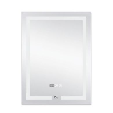 Зеркало QTAP MIDEYA 500х800 (DC-F936) с LED-подсветкой и антизапотеванием QT2078F936W, 800х500