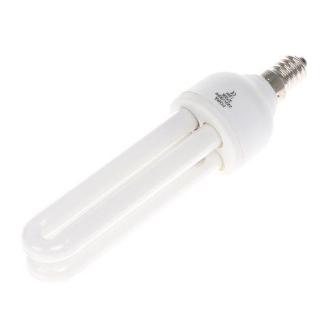 Лампа енергозберігаюча PL-2U/B 15W 12 мм E14 FORA 220V
