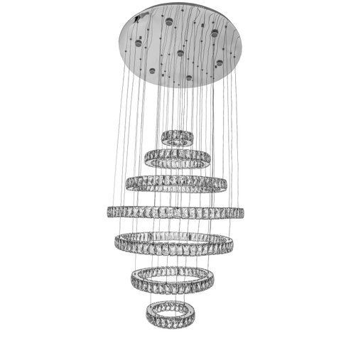 Люстра хрустальная LED 264W WW+NW+CW CH (BR-999S/7)