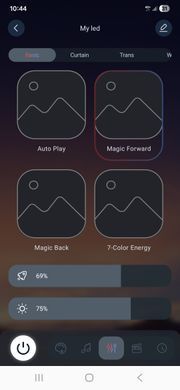 LED BY-079 5V 8W IP67 5M SMART RGB-IC NEON APP RM Cвітлодіодна стрічка
