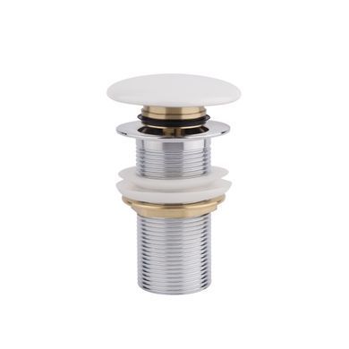 Раковина QTAP KOLIBRI 43х43 / донный клапан (QT1011K396W)