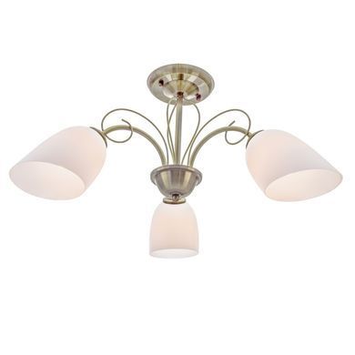 Люстра стельова класична в зал E27 60W WH (LK-572C/3)