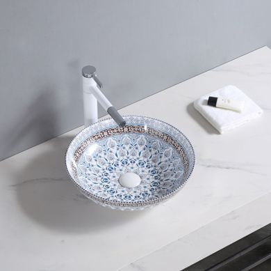 Раковина REA ARTE 40.5х40.5 / синий (REA-U0267)