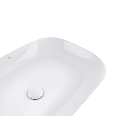 Раковина QTAP ROBIN 40х60 / донный клапан (QT13112143PW)