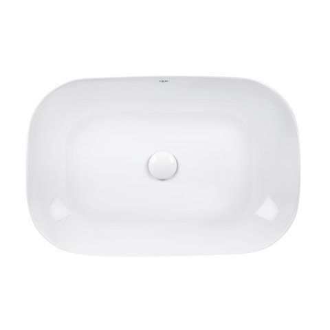 Раковина QTAP ROBIN 40х60 / донный клапан (QT13112143PW)