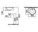 Раковина IDEVIT MYRA MINI 33х36 L (0201-0367-08)
