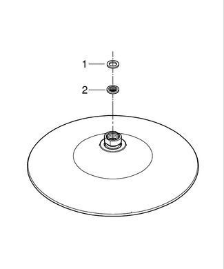 Верхній душ GROHE QUICKFIX VITALIO JOY 260 (26462000)
