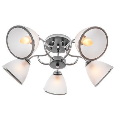 Люстра стельова класична в зал E27 60W CH (LK-594C/5)