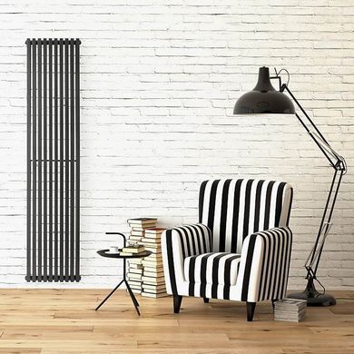 Радиатор BETATHERM QUANTUM 1 1800X485 RAL9005 Подключение 99