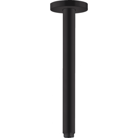 HANSGROHE Кронштейн для верхнего душа с потолка S 300 мм MATT BLACK (27389670)