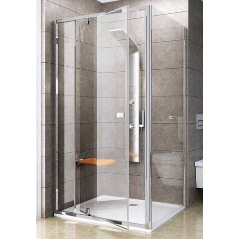 Душова стінка RAVAK PIVOT PPS 100х190 / профіль білий / скло TRANSPARENT (90GA0100Z1)