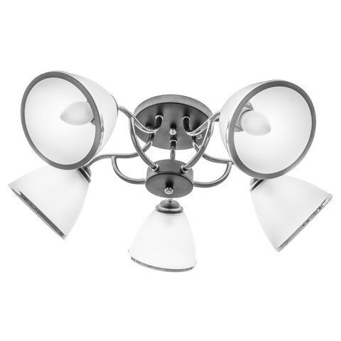 Люстра стельова класична в зал E27 60W CH (LK-594C/5)