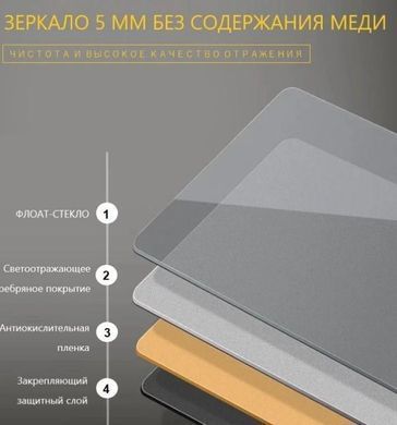 Зеркало DUSEL LED DE-M3001 80X65 (DUSEL-261)