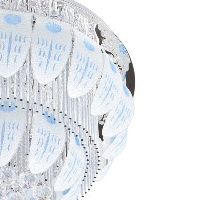 Люстра потолочная хрустальная с пультом LED E14 40W WH (BCL-640C/6)