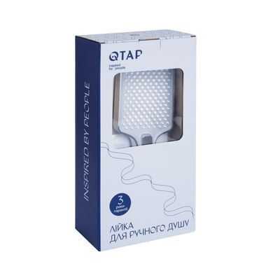 Лейка для ручного душа QTAP RUCNI 140х95 CHROME (QTRUC125CRM45958)