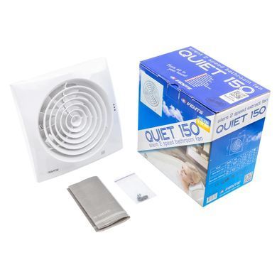 Вентилятор витяжний VENTS КВАЙТ В 125 / вимикач (QUIET125V)