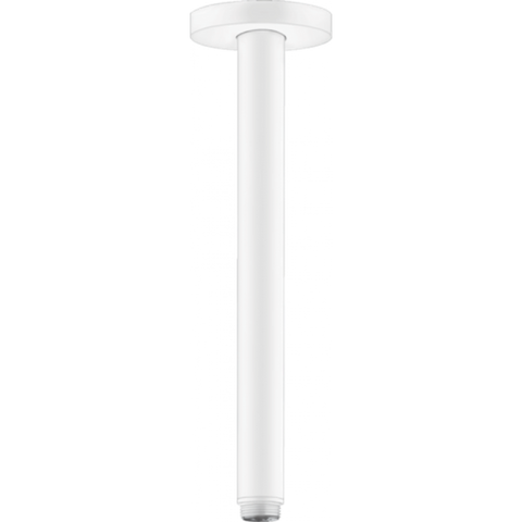 HANSGROHE Кронштейн для верхнего душа с потолка S 300 мм MATT WHITE (27389700)
