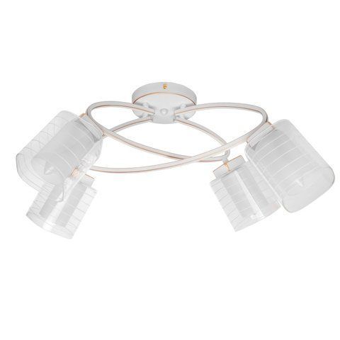 Люстра стельова в зал E14 40W WH (LK-633C/4)