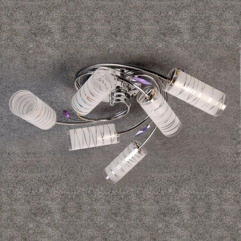 Люстра стельова класична E14 60W CH (LK-173C/6)