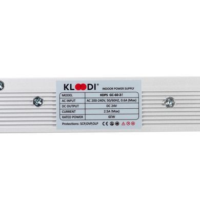 Блок живлення KLOODI KDPS-GC 60 24V 60W IP20 (KDPS-GC 60 24V)