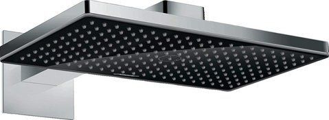 HANSGROHE Верхній душ RAINMAKER SELECT 460 1JET з тримачем BLACK/CHROME (24003600)
