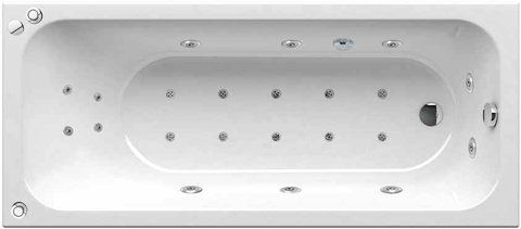 Ванна акрилова гідромасажна RAVAK CHROME 150х70 RELAX ULTRA (GMSR1443)